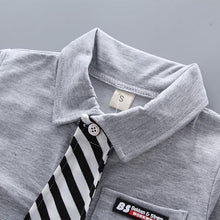 Load image into Gallery viewer, Newborn Baby Boys Clothes Formal Party  Clothing Sets Tie Shirt and Pants Outfits Set 0-4 Year For Boys In Modern Style
