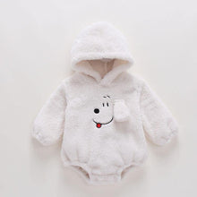 Load image into Gallery viewer, Luxury Modern Newborn Baby Boy/Girl Clothes Long Sleeve Hoddies Bear Zipper Baby Romper Clothes Autumn Winter Season For Kids and Baby
