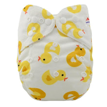 Load image into Gallery viewer, Baby One Size Fits All Reusable Baby Cloth Diaper with  Microfiber Insert Diaper For Baby Boys and Baby Girls In Modern New Printed Design
