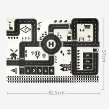 Load image into Gallery viewer, Baby Playing Mat Kids Boys  Crawling Carpet Cute Cartoon Traffic Park Map Mat Toys for Children In Modern New City Design
