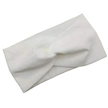 Load image into Gallery viewer, Baby Solid Cross Knitted Headband For Girls Women Kids Twisted Elastic Hairband Turban
