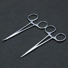 Load image into Gallery viewer, 5&quot; curved trauma shears surgery scissors hemostat mosquito forceps dog grooming surgical scissors pet clamp dog artery clamp
