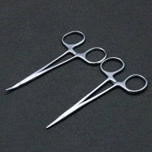 5" curved trauma shears surgery scissors hemostat mosquito forceps dog grooming surgical scissors pet clamp dog artery clamp