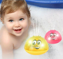 Load image into Gallery viewer, Cool Bath Toys Spray Water Light Rotate with Shower Pool , Toddler Swimming Party Bathroom LED Light With Music for Kids
