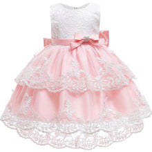 Load image into Gallery viewer, 1st Birthday Dress For Baby Girl Clothes Princess Ceremony  Pink Blue Red Dresses Excellent Look Unique Design
