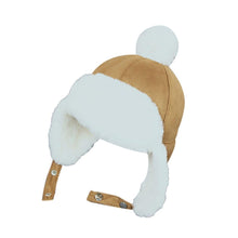 Load image into Gallery viewer, Modern Retro Baby Boys and Girls Hat Kids Children Ear Flap Muff Winter Warm Plush Cotton Cap Beanie Gifts Hat For Kids
