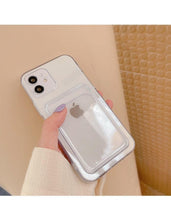 Load image into Gallery viewer, Transparent Mobile Phone Case For iPhone 11 12 13 14Mini case For iphone 11 Pro X XS Max XR 7 8 Plus SE Case Cover Soft Silicone Wallet Card Holder
