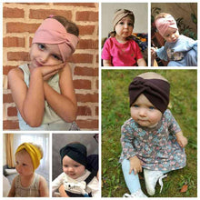 Load image into Gallery viewer, Modern Baby Girl Headband Autumn Winter Twist Knot Hair Band Knit Cotton Elastic Headbands Turban
