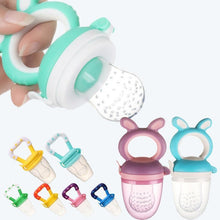 Load image into Gallery viewer, Modern NEW Baby Fresh Food Nibbler Pacifiers Feeder for Kids Fruit Feeding Nipple Safe Supplies Nipple Teat Pacifier For Baby and Kids

