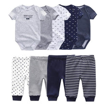 Load image into Gallery viewer, Solid Bodysuits Pants Baby Boy Clothes Clothing Sets 0-12M  Unisex Newborn Baby Pajamas Romper Jumpsuit For Boys and Girls Kids
