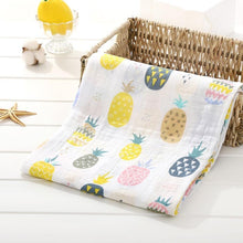 Load image into Gallery viewer, Muslin Cotton Diaper Baby Blankets Newborn Swaddle Blanket Infant Multi Purpose Bath Towel
