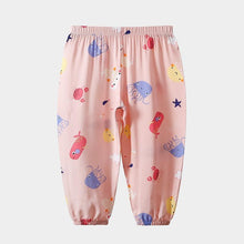 Load image into Gallery viewer, Baby Boys Thin Pants Anti Mosquito Trousers Girls Sleepwear Children Pajama Pants For Air Conditioner
