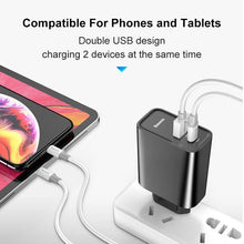 Load image into Gallery viewer, Dual Fast Charger 30W Support Quick Charge 4.0 3.0 Phone Portable USB C PD Charger
