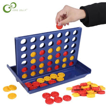 Load image into Gallery viewer, 1 Set Connect 4 In A Line Board Game Foldable Children's Educational Toys for Kid Sports Entertainment Gifts For Kids Birthday
