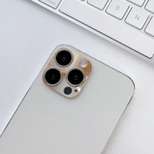 Load image into Gallery viewer, CD Texture Metal Camera Lens Frame For Iphone 14 Plus 13 Pro Max 12 Pro Max 11 Pro Max 12 Pro Camera Lens Screen Protector Camera Lens Protector Ring Cover Anti-Fall Not easy to fall 360 Degree Protection
