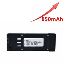 Load image into Gallery viewer, Upgraded 3.7V 850mAh Lipo Battery For E58 S168 JY019 RC Quadcopter Spare Parts 3.7v Drones Battery
