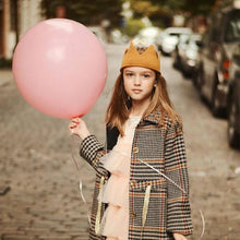Load image into Gallery viewer, Modern Luxury New Trend  Baby Hat Girls and Boys Crown Knitted Cap Toddler Empty Top Hats Newborn Design Woolen Yarn Bonnet For Kids
