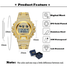 Load image into Gallery viewer, Men's Watches Luxury LED Digital Quartz Gold Watch Men G Style Shock Proof AAA Male Wrist Watches For Men and Boys
