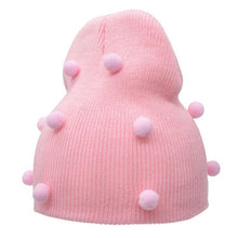 Load image into Gallery viewer, Baby Winter Autumn Warm Knit Hat For Girls Boys Solid Color For Baby and Kids
