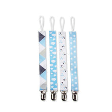 Load image into Gallery viewer, 4PCS/SET Infant Pacifier Clips Holder Clip Nursing Teether Clip Nipple Holder Baby Pacifier Clip Soother Holder for Pacifier for Kids and Baby
