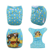 Load image into Gallery viewer, Most Popular Digital Position Baby Cloth Diaper with Microfiber Insert In Modern Printed Design For Baby Boys and Baby Girls KIds
