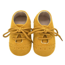 Load image into Gallery viewer, Newborn Baby Shoes Girls Boys Soft Warm Leather Prewalker Anti-slip Shoes Canvas Sports Sneakers Footwear Shoes
