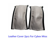 Load image into Gallery viewer, PU Leather Stroller Handle Covers &amp; Bumper Sleeve
