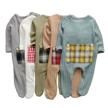 Load image into Gallery viewer, Newborn Baby Boy Girl Long Sleeve  Cotton Romper Jumpsuit Playsuit One Pieces Baby Clothes 0-9M In Famous Holidays Pajamas Style

