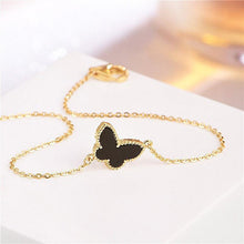 Load image into Gallery viewer, New Modern Fashion Gold Bracelet For Girl Elegant 925 Silver Jewelry Butterfly Shaped Bracelets Luxury For Female Wedding Party Ornament
