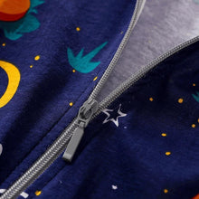 Load image into Gallery viewer, Baby Rompers Warm overalls Cartoon Animals Pattern Hooded Zipper Clothes Jumpsuit For Girls and Boys In Modern Print Design
