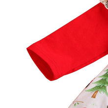 Load image into Gallery viewer, Christmas Outfits Long Sleeve Ruffles Romper Dress Cotton Santa Claus Puffy Baby Girl Party Clothes Set
