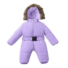 Load image into Gallery viewer, Winter Clothes For Infant Baby Hooded Warm Thick Snowsuit Jumpsuit Romper for Boys and Girls  Style
