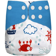 Load image into Gallery viewer, Comfortable Reusable One Size Pocket Adjustable Baby Nappies Inner Cloth Breathable Diaper

