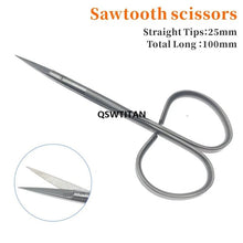 Load image into Gallery viewer, 10CM Double-Eyelid Scissors stainless steel Scissors For Ophthalmic Surgical Instrument

