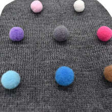 Load image into Gallery viewer, Baby Winter Autumn Warm Knit Hat For Girls Boys Solid Color For Baby and Kids
