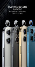 Load image into Gallery viewer, Glitter Diamond Camera Lens Protector For Iphone 13 Pro Max Mini Camera Metal Ring Glass For Iphone 12 11 Pro Max Protective Cap Diamond Glitter Camera Lens Protector On For Iphone
