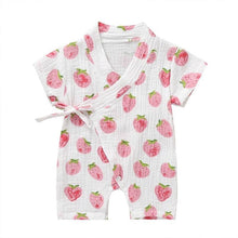 Load image into Gallery viewer, Summer Baby Girl/Boys Clothing Short-sleeved Rompers Jumpsuit Floral Print  Cute Soft Newborn Infant Baby Playwear For Girls and Boys Kids
