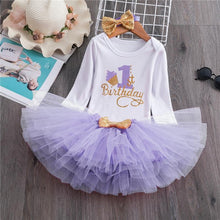 Load image into Gallery viewer, Modern Winter Long Sleeve Baby Girls Dress For Girl Casual Wear Daily Clothes For Girls Excellent For Party and 1st Birthday party
