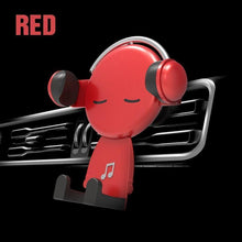 Load image into Gallery viewer, Gravity Car Phone Holder For in Car Air Vent Clip Mount Cell Stand Support Creative Unique Cartoon Phones Holder Design
