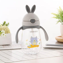 Load image into Gallery viewer, Rabbit Baby Feeding Cup with a Straw BPA Free Children Feeding Drinking Handle Water Bottles Training Cup For Milk For Kids and baby
