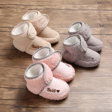 Load image into Gallery viewer, Newborn Soft Baby Boys Girls Toddler Shoes Comfortable Bottom Infant Shoes Warm Snow Boots
