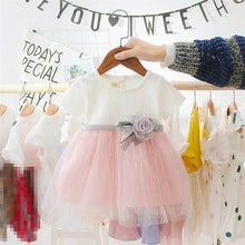 Load image into Gallery viewer, Modern Luxury elegant Newborn Baby Girl Dress for New Fashion  Cute Princess Baby Dress Infant Clothing
