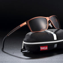 Load image into Gallery viewer, New Classic Square Polarized Sunglasses Men Aluminium Driving Sun glasses Shades For Men and Boys With UV400 Protection
