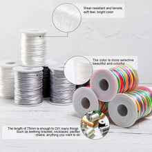 Load image into Gallery viewer, Satin Silk Nylon Cord for Baby Teether DIY Accessories

