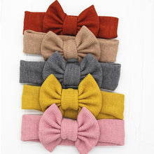 Load image into Gallery viewer, Modern Cute Baby Girl Headbands Knitted Newborn Baby Bow Infant Head Bands Hairbands For Girls Hair Accessories
