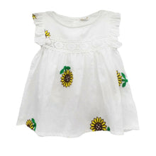 Load image into Gallery viewer, Summer Baby Frill Sleeve Newborn Infant Dresses Cotton Pineapple Sleeveless Toddler Dresses For Girls
