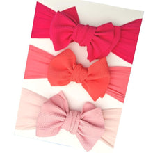 Load image into Gallery viewer, Modern 3PCS Set Floral Bows Baby Headband Dot Bowknot Cotton Hair Band Girls Hair Accessories For Girls
