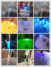 Load image into Gallery viewer, STEVVEX Home LED Water Faucet Creative LED Light Shower Head Water Romantic 7 Color Change   Home Bathroom Glow Lamps
