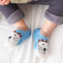 Load image into Gallery viewer, Baby Shoes First Shoes Toddler First Walkers Boy Soft Sole Rubber Outdoor Baby Shoes Cute Animal Baby Anti-slip Booties
