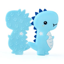 Load image into Gallery viewer, Dinosaur Baby Teether  Animal Silicone Beads Chew Charms Food Grade Silicone Teether Bead Toy Gift For Baby and Kids
